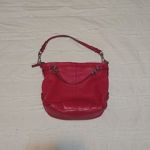 ✨💯✨Red Leather Coach Bag